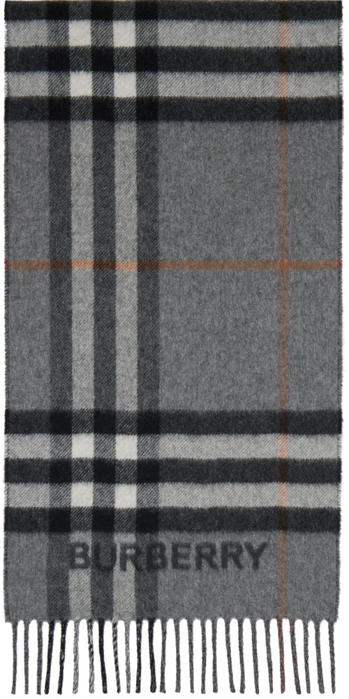 Burberry Gray Contrast Check...