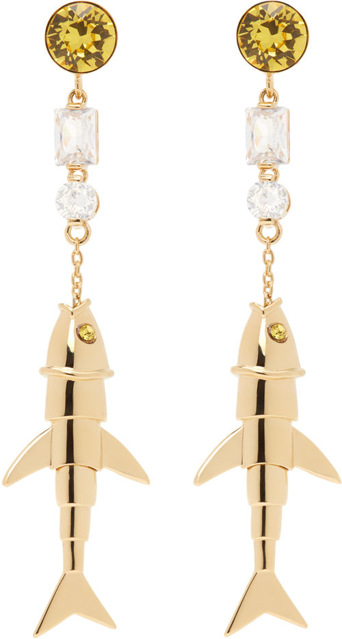 Marni Gold Charm Earrings