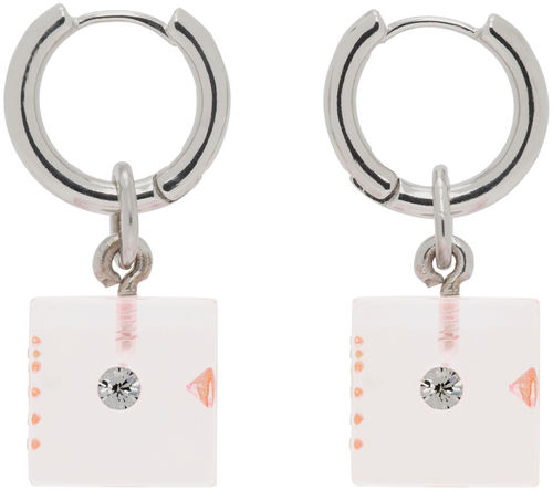 Marni Pink Dice Earrings