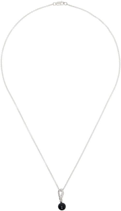 corali Silver Loop Necklace