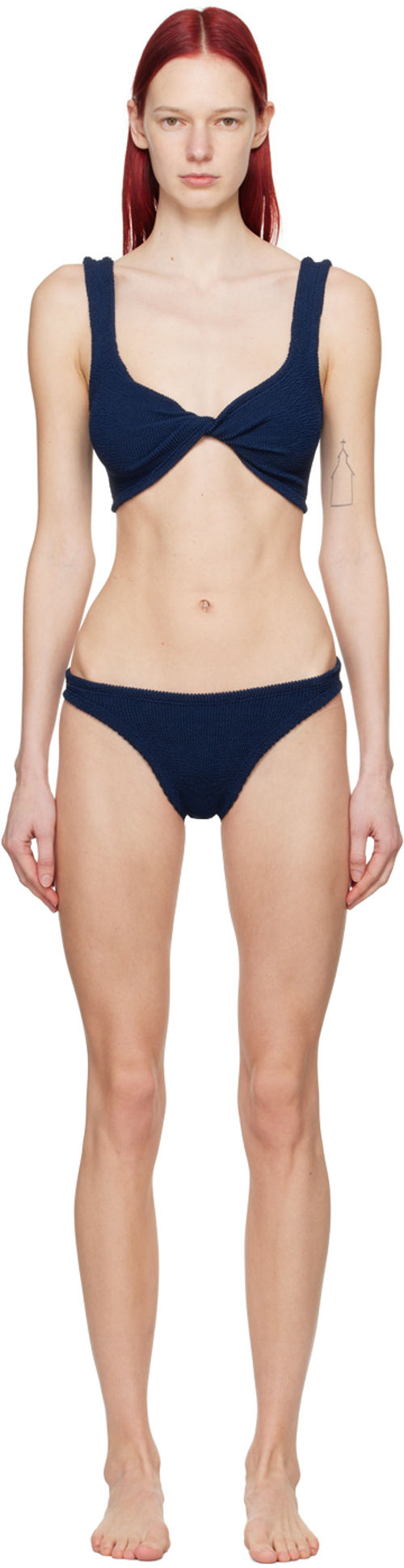 Hunza G Navy Juno Bikini