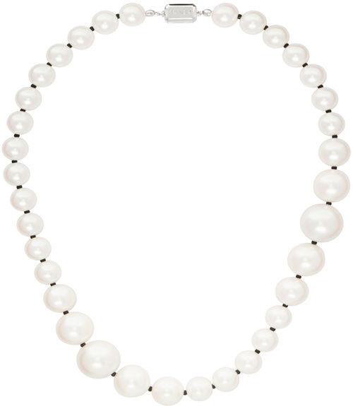 Numbering White #9738 Necklace