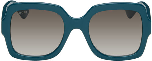 Gucci Blue Square Sunglasses