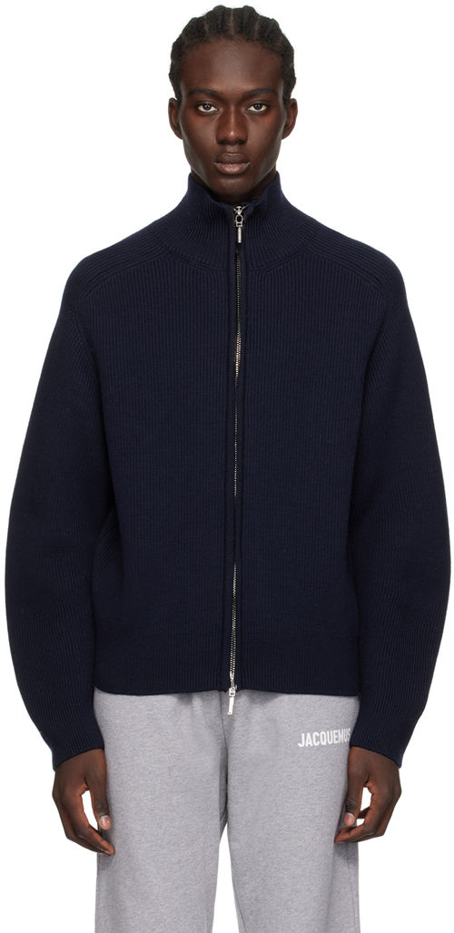 JACQUEMUS Navy 'Le cardigan...