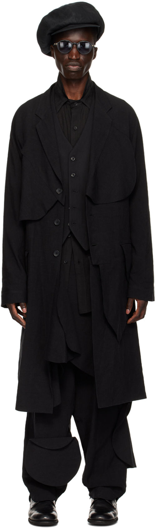 YOHJI YAMAMOTO Black Paneled...