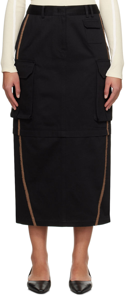 Kijun Black Joel Maxi Skirt