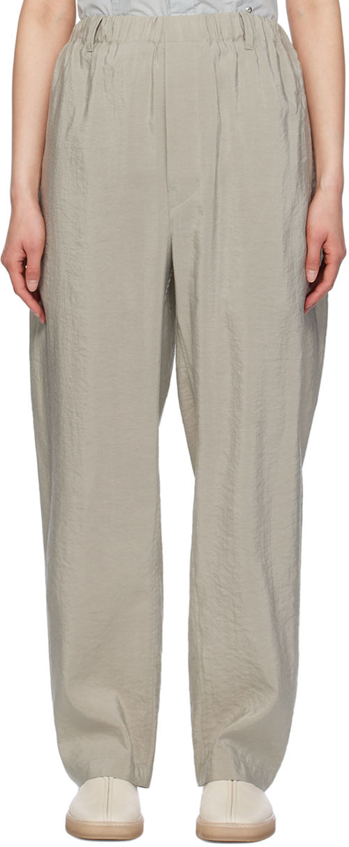 LEMAIRE Gray Relaxed Trousers