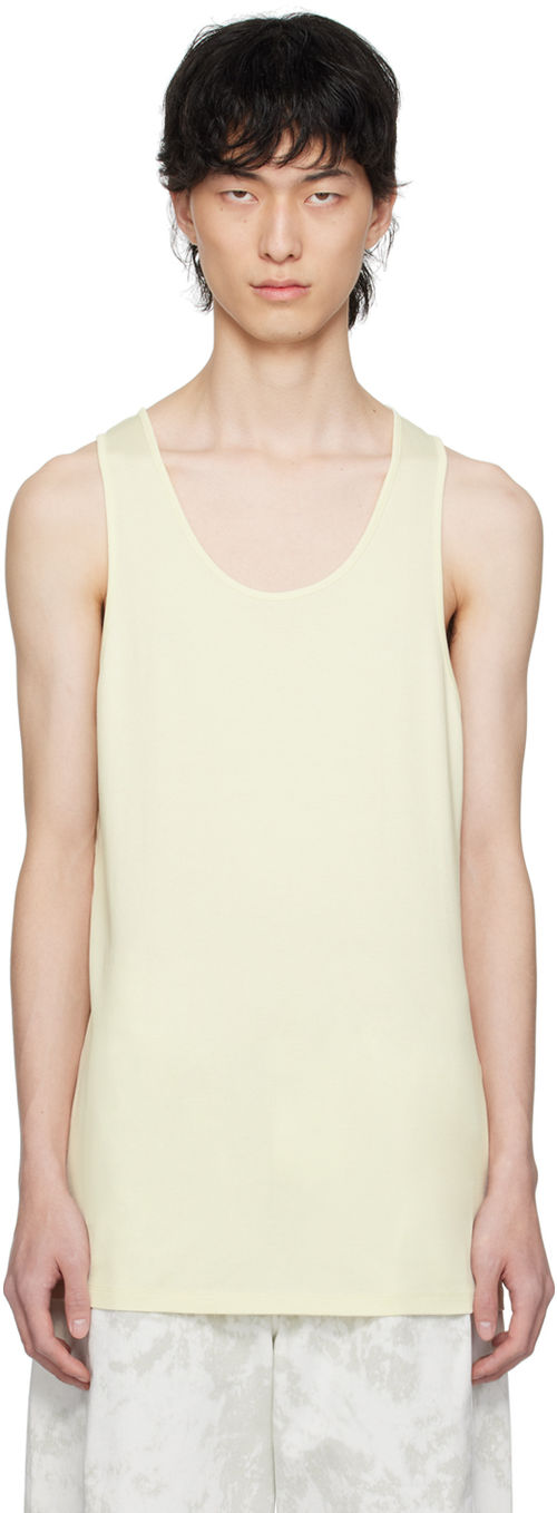 LEMAIRE Yellow Scoop Neck...