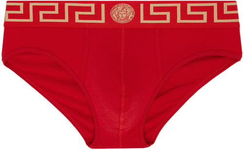 Versace Underwear Red Greca...