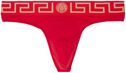 Versace Underwear Red Greca...