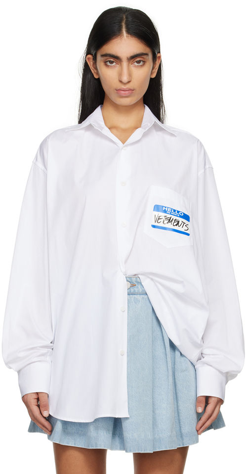 VETEMENTS White 'My Name Is'...