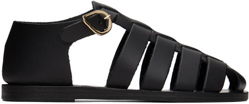 Ancient Greek Sandals Black...