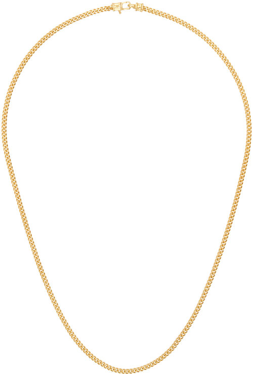 Tom Wood Gold Curb Chain M...