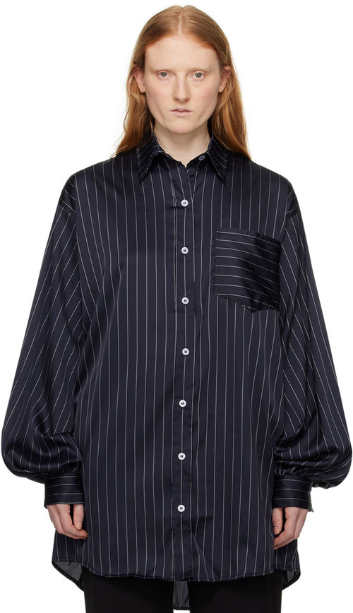 Elleme Navy Oversized Shirt