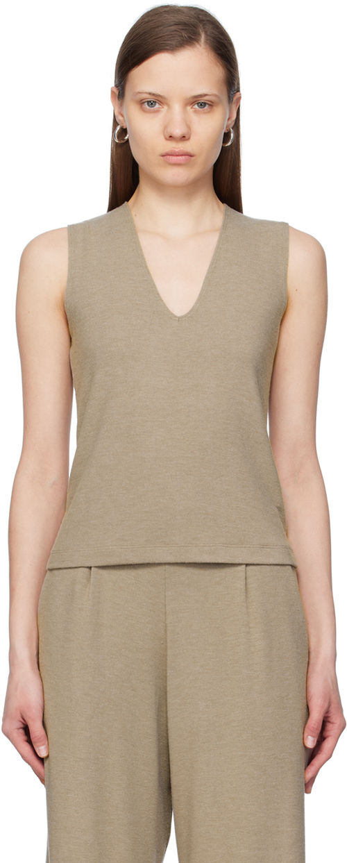 LESET Taupe Lauren Vest