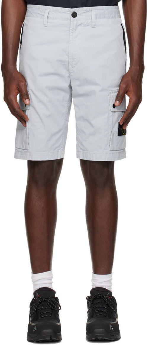 Stone Island Blue Patch Shorts