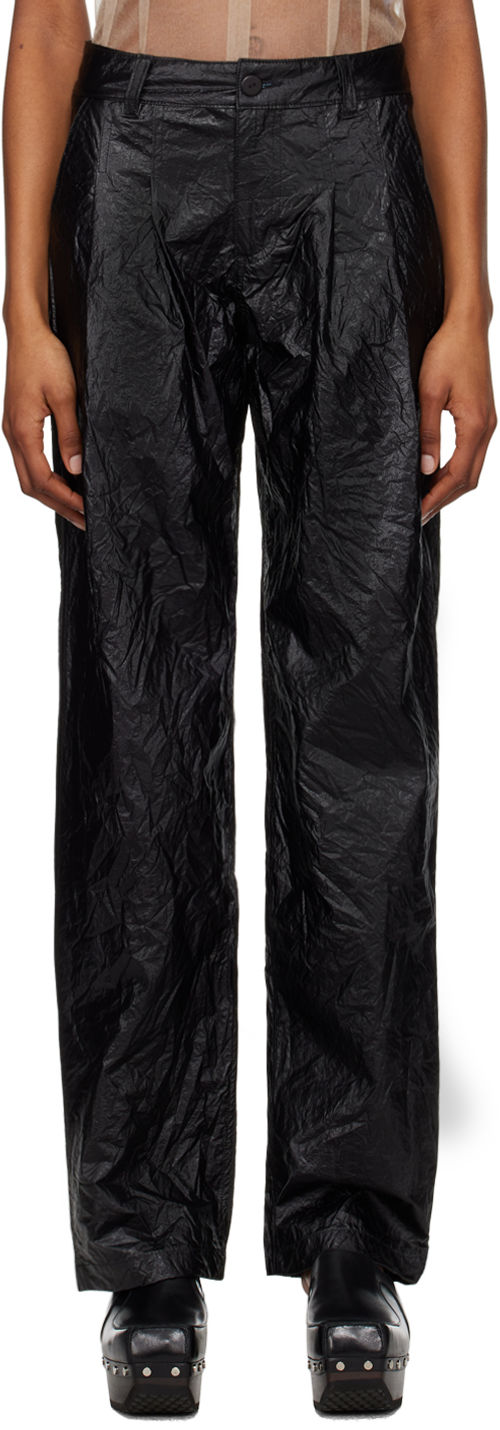 Eckhaus Latta Black Pleated...