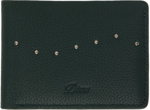 Dime Green Studded Bifold...