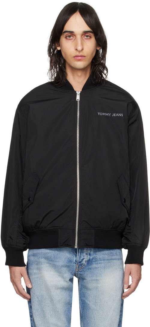 Tommy Jeans Black Embroidered...