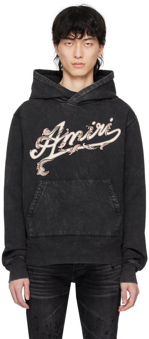 AMIRI Black Filigree Hoodie