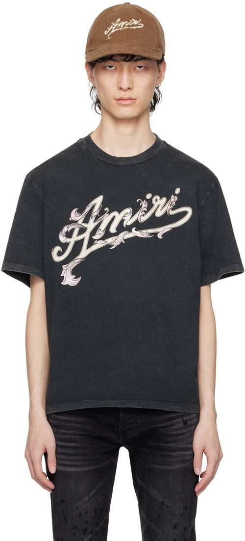 AMIRI Black Filigree T-Shirt