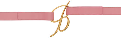 Blumarine Pink Logo Buckle...