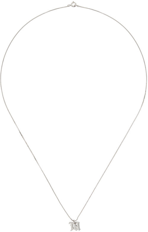 MISBHV Silver 'The M' Necklace