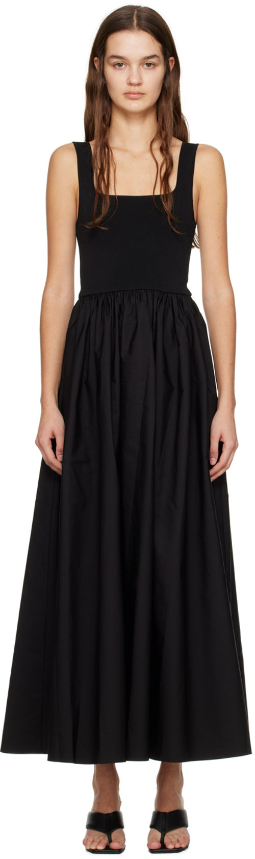 Matteau Black Paneled Maxi...