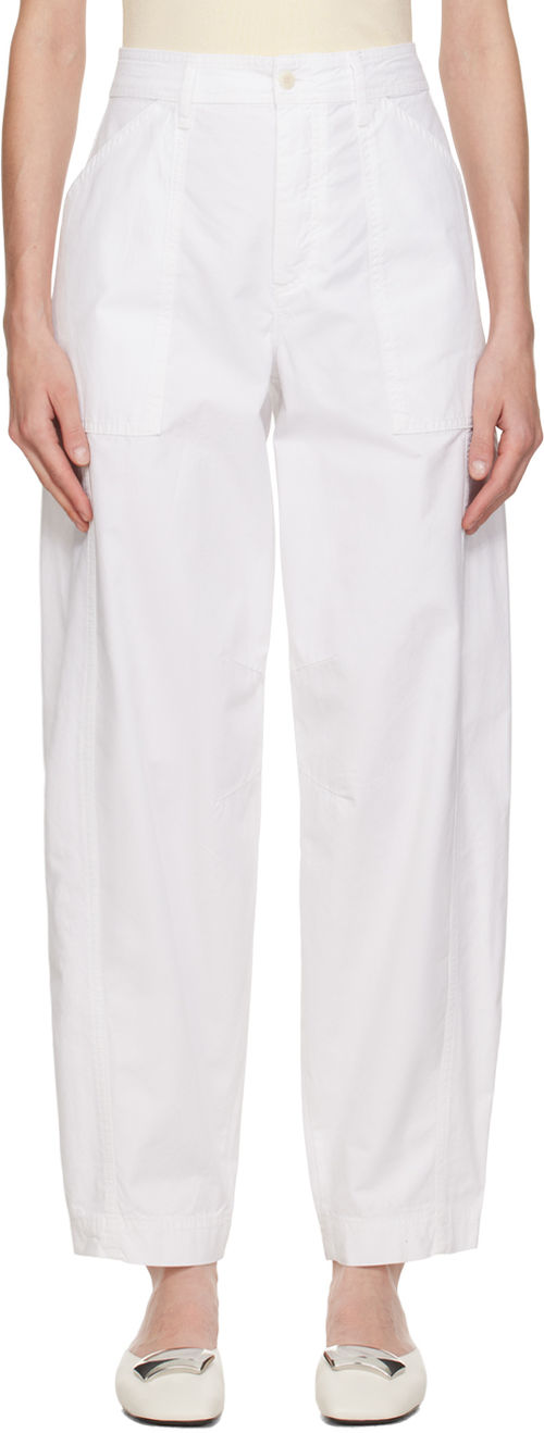 Matteau White Relaxed-Fit...