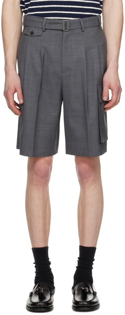 Dunst Gray Pocket Shorts