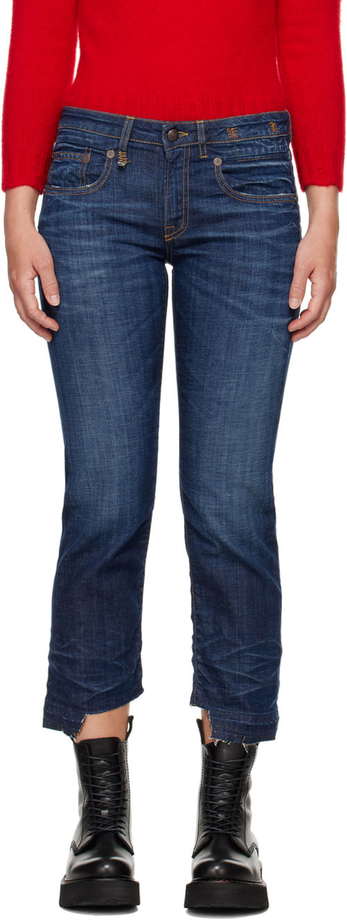 R13 Indigo Boy Straight Jeans