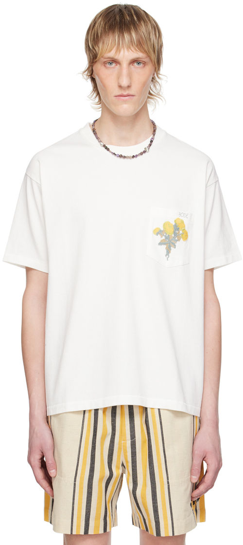 Bode White Embroidered...