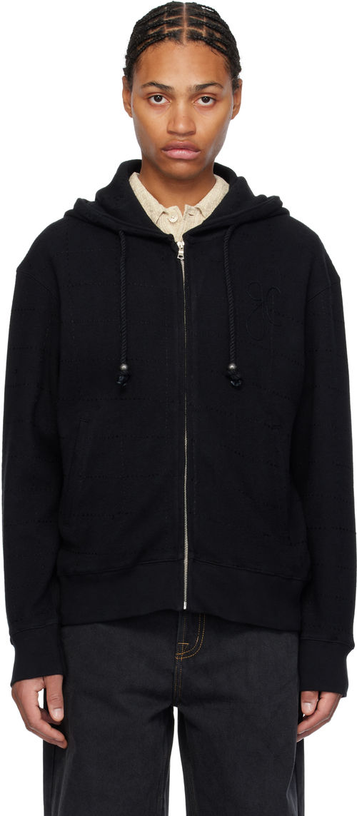 Glass Cypress Black Zip Up...