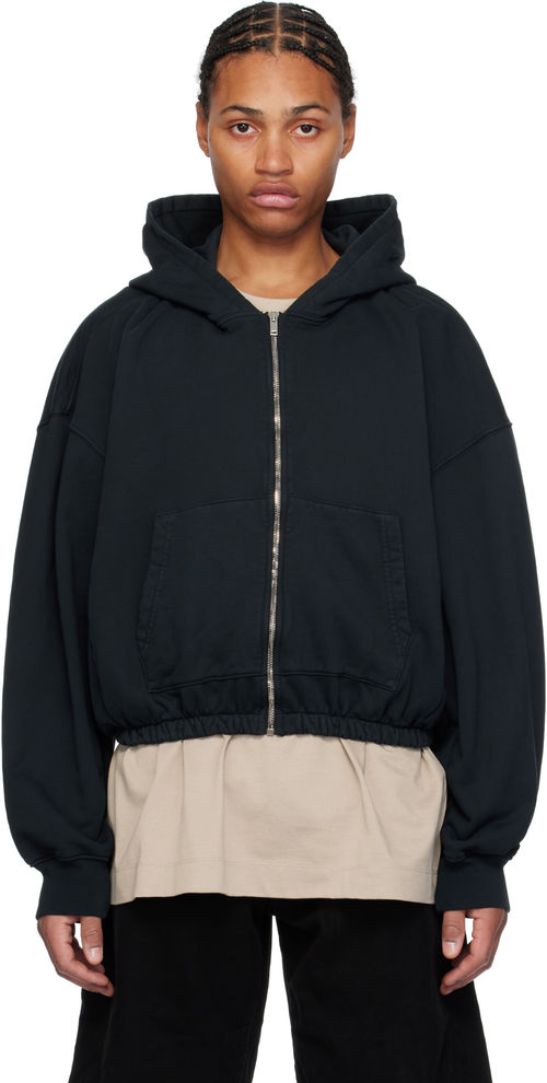 B1ARCHIVE Black Zip Up...