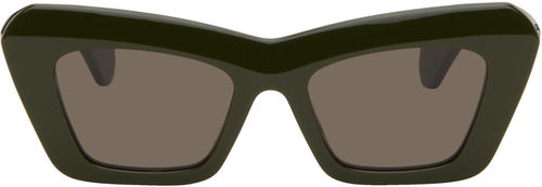 LOEWE Green Cat-Eye Sunglasses