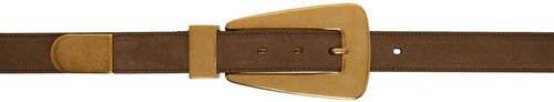 KHAITE Brown 'The Lucca' Belt