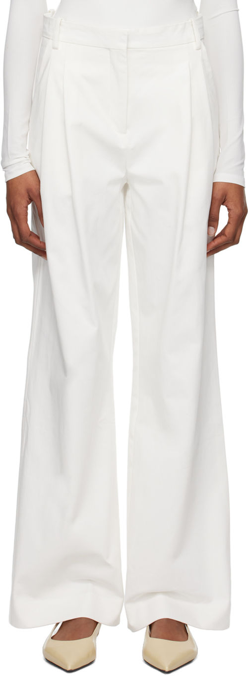 TOVE White Liza Trousers