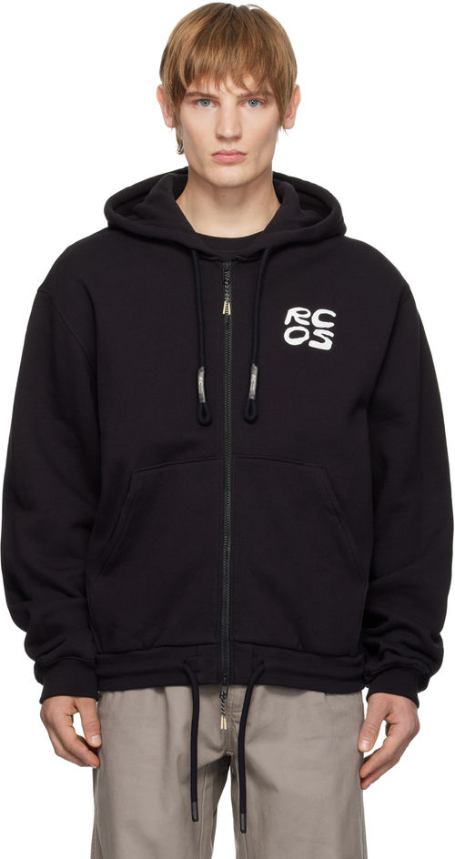 RCOS Black Stack Logo Zip Up...