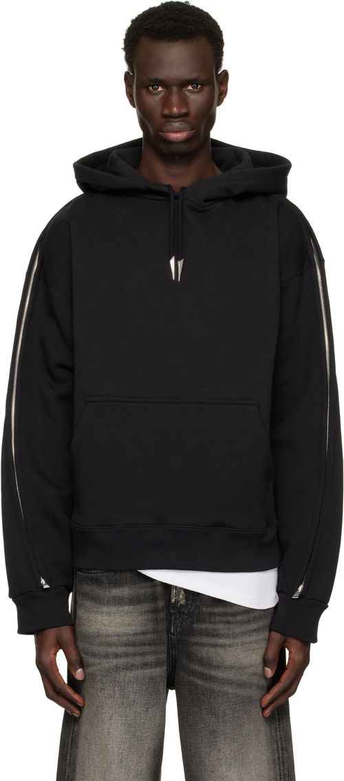 Mugler Black Zipped Sleeves...