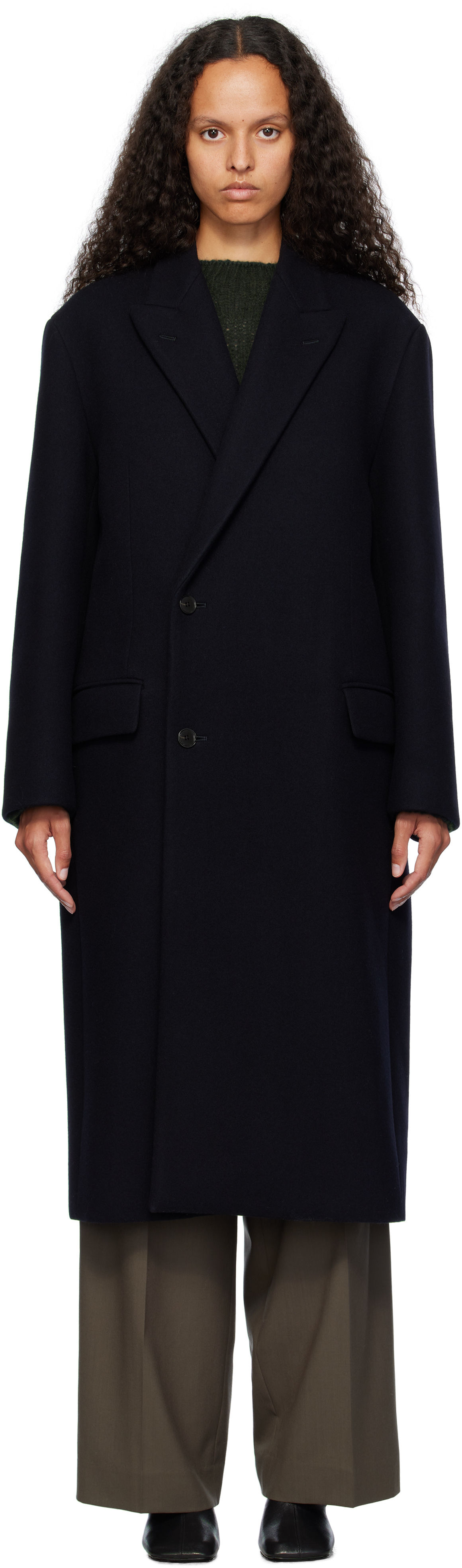 AURALEE CASHMERE 食う WOOL CHESTERFIELD COAT AURALEE CASHMERE 食う WOOL CHESTERFIELD COAT