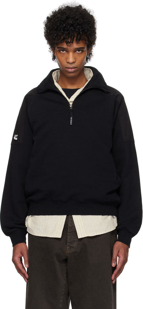 Kijun Black Half Zip-Up...