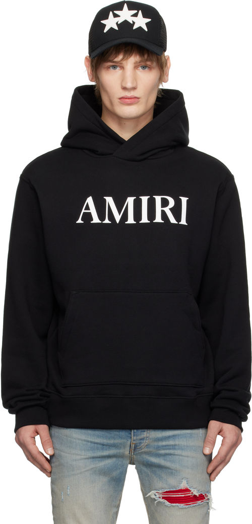 AMIRI Black Core Logo Hoodie