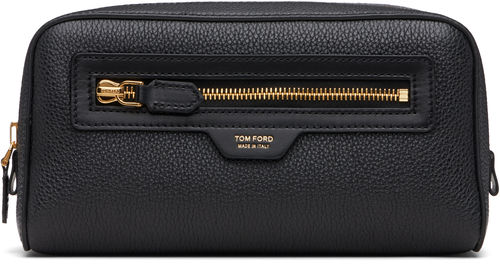 TOM FORD Black Grain Leather...