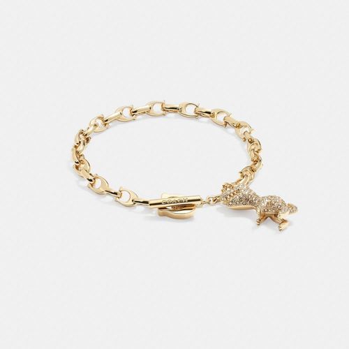 Coach Dinky Chain Strap In Light Gold, ModeSens