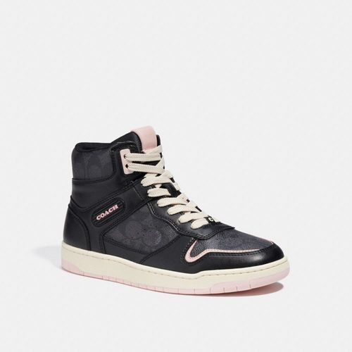 High Top Sneaker In Signature...