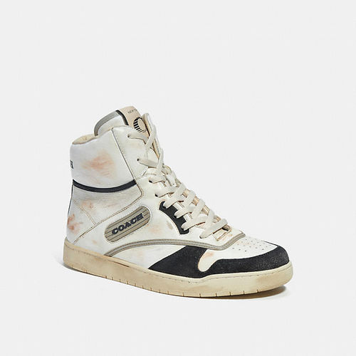 Distressed High Top Sneaker