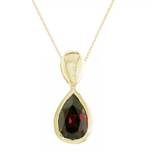 E.W Adams 9ct Gold Garnet...