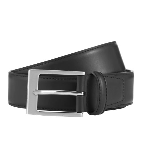 John Lewis Reversible Leather Belt, Black/Brown