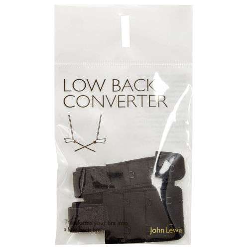 Black Low Back Bra Converter
