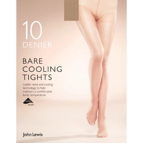 John Lewis 10 Denier Bare Cooling Tights, Pack of 1 | Compare | Brent Cross